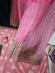 Pink Embroidered Kurta Set