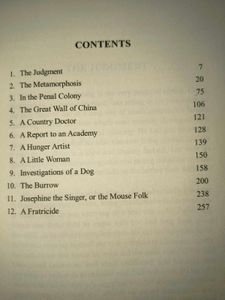 Franz Kafka- Stories