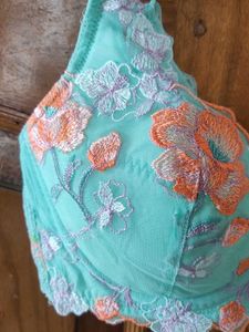 Imported Blue Lace Bra