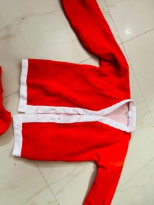 Girls Santa Dress Set