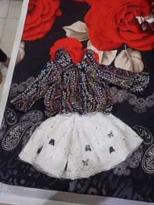 Cute Girls&#39; Skirt Set