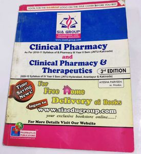 Clinical Pharmacy & Therapeutics Book