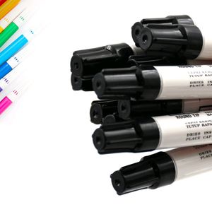 12Pcs BLACK PERMANENT MARKER LEAK PROOF