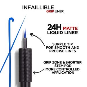 Loreal Infallible Grip Matte Eyeliner Shade-Blue.