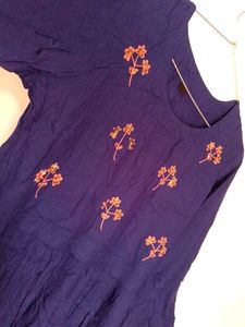 Floral Embroidered Kurta