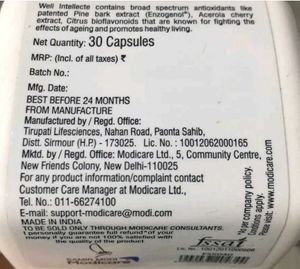 Well Intellecte Antioxidant Supplement
