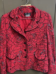 Vivante Red Floral Jacket