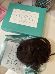 Nish Brand Real Hair Bun (brand New With Box)