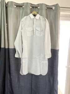 White Pathani Kurta