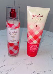 Bath & Body Works Gingham Love Set
