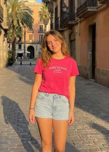 Pink Barcelona Graphic Tee 💕