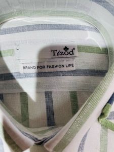 Buy Two Get One Free Tizod Striped Shirt