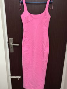 Pinterest Viral Bodycon Hotpink Dress