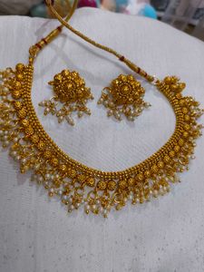 Women Gold Plated Ethnic Jwellery Set