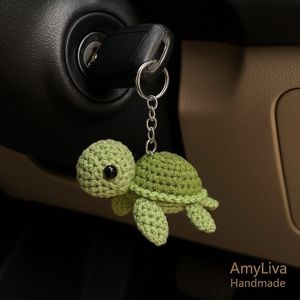 Crochet Turtle Keychain