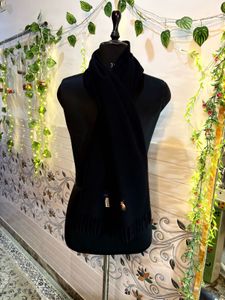 Ralph Lauren Black Scarf Authentic Unisex