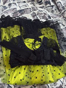 Black colour shine lehnga