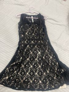 Elegant Black Lace Dress