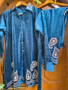 Elegant Velvet Coord Set Brand New