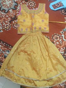 Girls' Festive Lehenga Choli Set