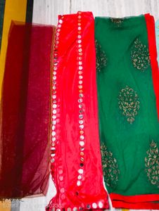 COMBO OF 4 DUPATTA MULTICOLOUR
