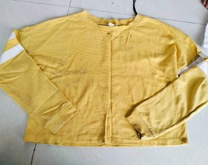 Yellow Striped Top