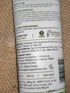 Plum Green Tea Face Wash