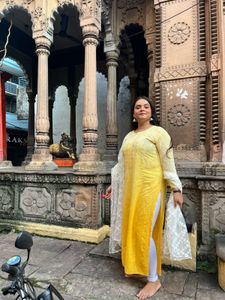 Yellow Kurti Set
