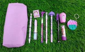 Purple Theme Stationery Items