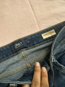 ONLY Navy Blue Skinny Fit Jeans