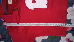 Red Ghost Crop Top @affordable price