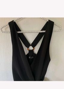 Zara Soft Surplice Wrap Dress Tortoise Shell O