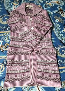 PATTERNED LONG CARDIGAN💜