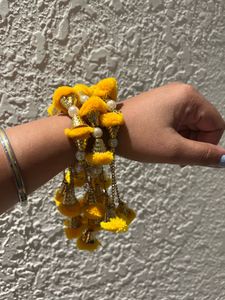 Yellow Tassel Bracelet