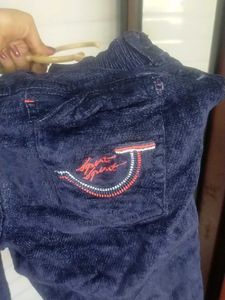 Stylish Blue Casual Jacket