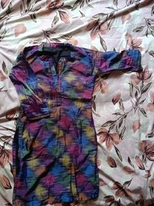 Multicolor State Kurti Home Stitch