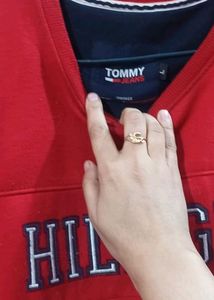 Size L Tommy Hilfiger Hoodie Red