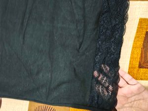 Black Neck Detailing Top