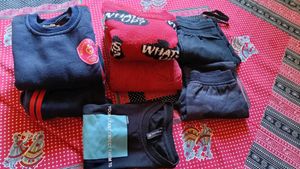 Combo Of Clothing Set Kids Winter