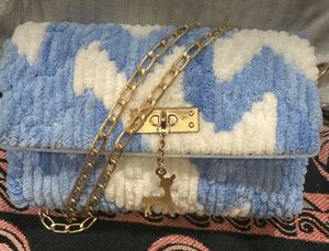 Cloudy Plush Chain Bag