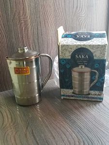 For Gifting -Steel Copper Water Jug