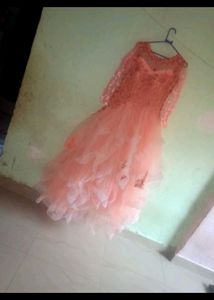 Full Frill Work Heavy Layer Gown