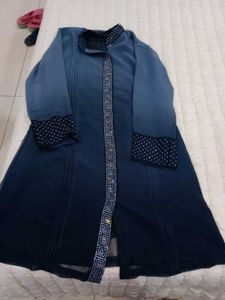 Beautiful Shaded Blue Grey Kurta