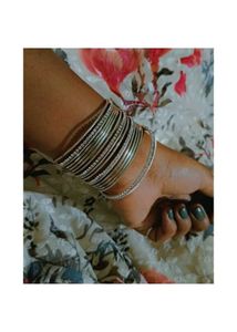 Silver Bangle Set
