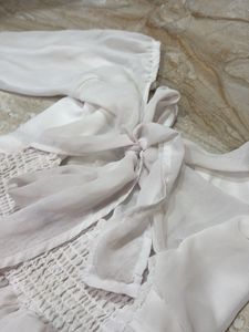 White Frill Dress😻