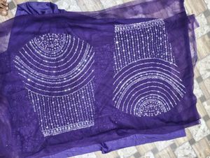 Purple Bridal Lehenga Choli