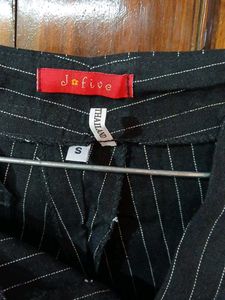 Thailand_Made Striped Black Pants