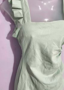 Cute Green Mini Dress