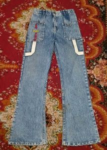 Flared Denim Jeans