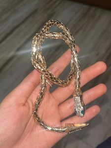Gold Snake Chain Necklace